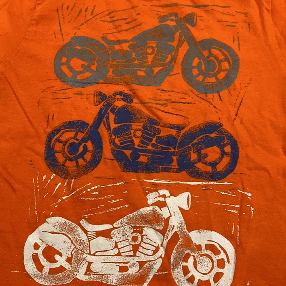 Boy’s Size 4 GAP 100% Cotton T-shirt Bundle of 2: Airplane & Motorcycles-EUC - Picture 3 of 13